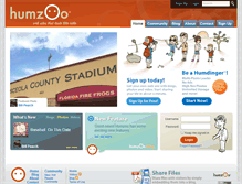 Tablet Screenshot of humzoo.com